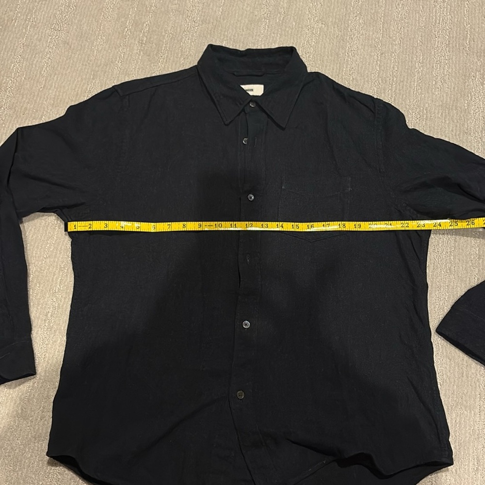 Buck Mason Black Casual Button Down Shirt - Picture 3 of 3